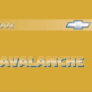 Chevrolet Avalanche 2002 Owner's Manual