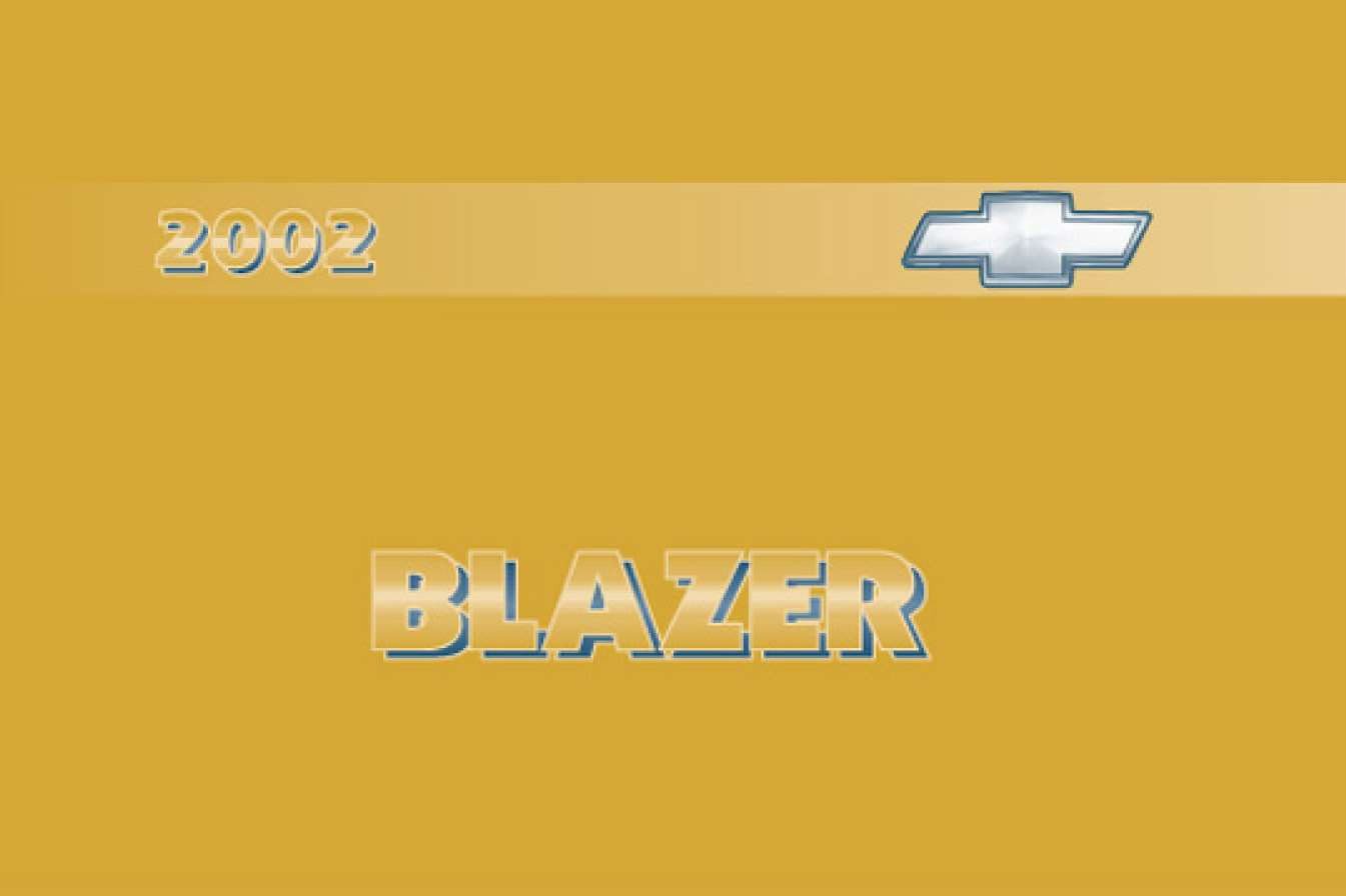 Chevrolet Blazer 2002 Owner's Manual