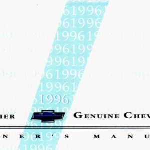 Chevrolet Cavalier 1996 Owner's Manual