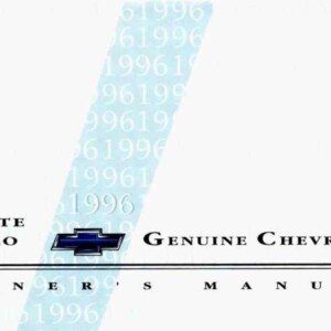 Chevrolet Monte Carlo 1996 Owner's Manual