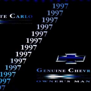 Chevrolet Monte Carlo 1997 Owner's Manual
