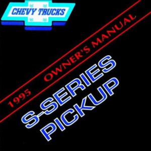 Chevrolet S10 1995 Owner's Manual