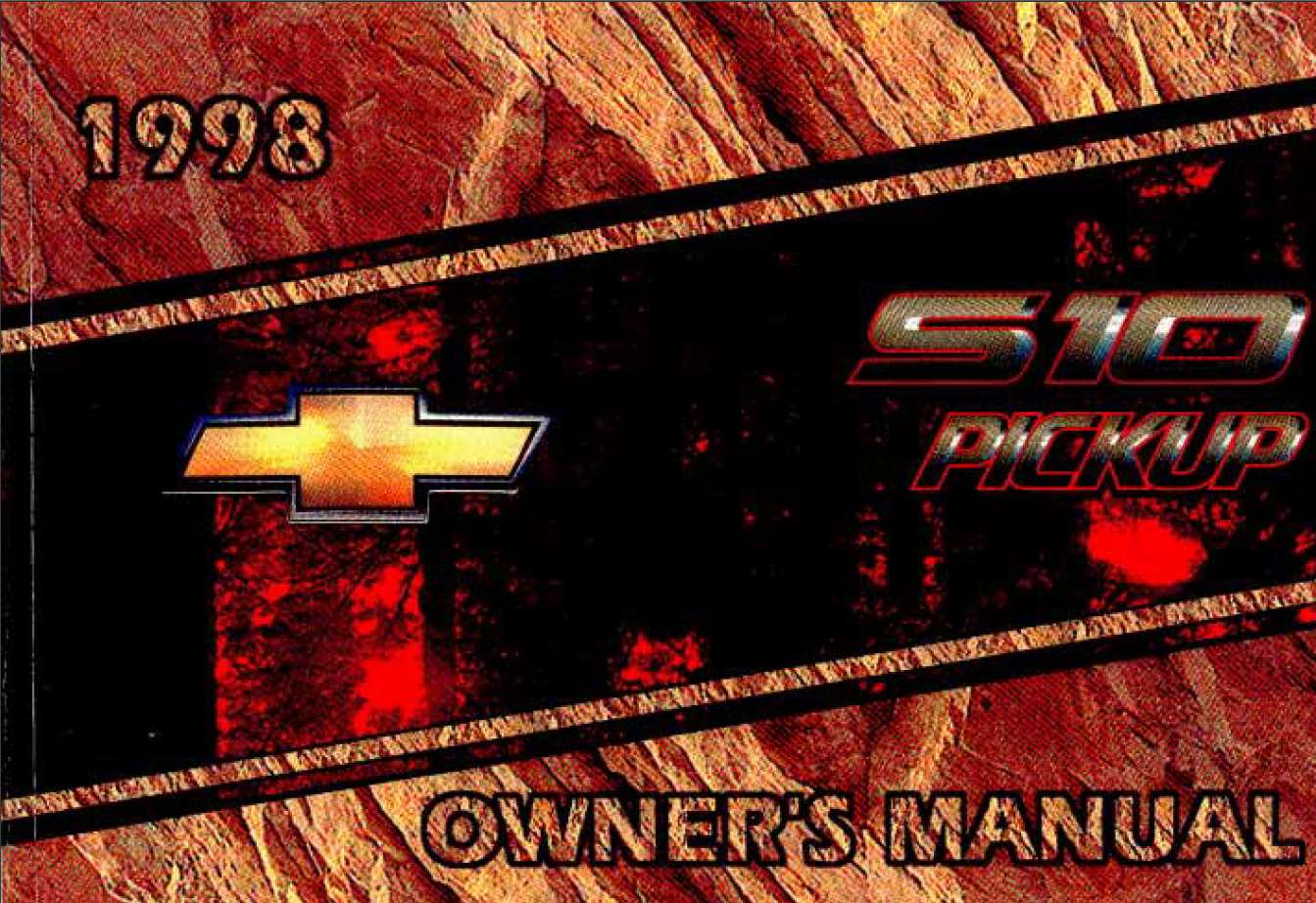Chevrolet S10 1998 Owner's Manual