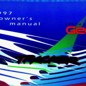 Chevrolet Tracker 1997 Owner's Manual