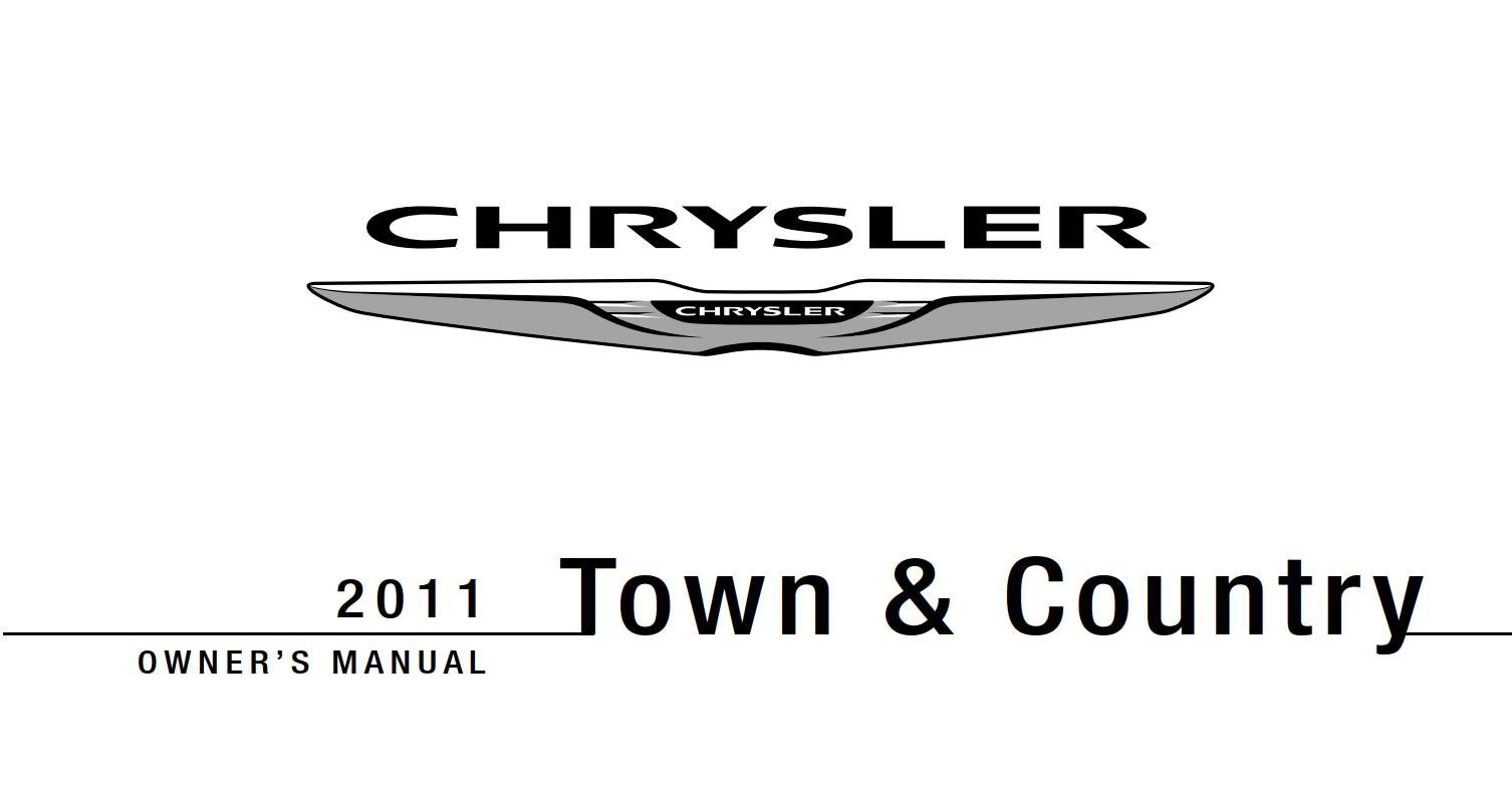 Chrysler Town And Country 2011 Owner's Manual