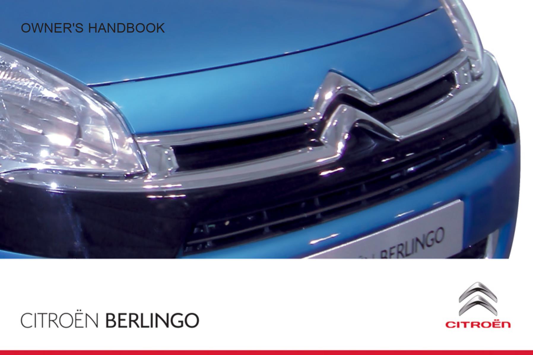 Citroën Berlingo 2012 Owner’s Manual