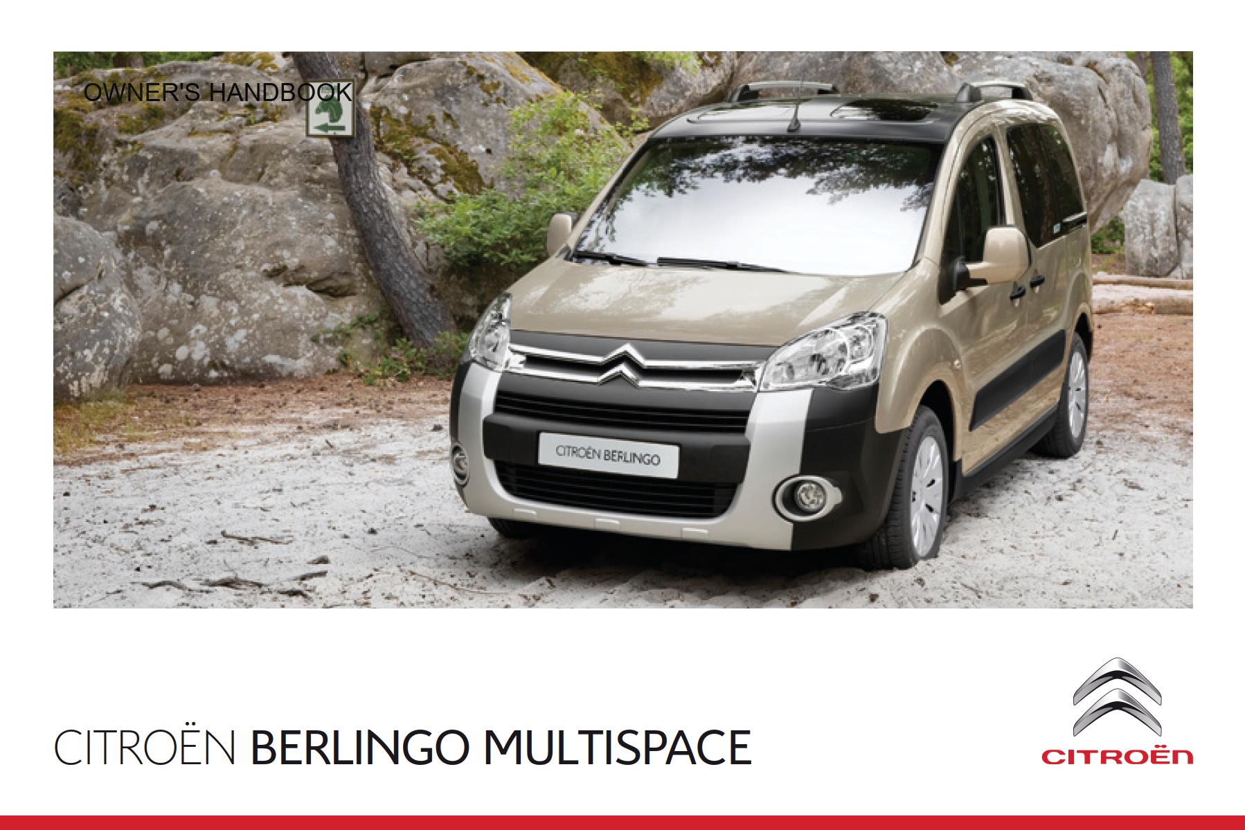 Citroën Berlingo 2014 Owner’s Manual
