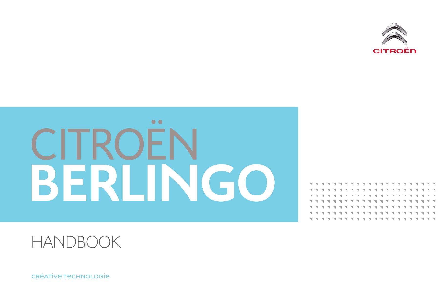 Citroën Berlingo 2017 Owner’s Manual
