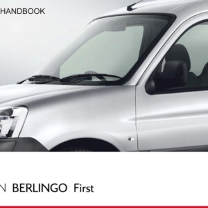 Citroen Berlingo First 2011 Owner’s Manual