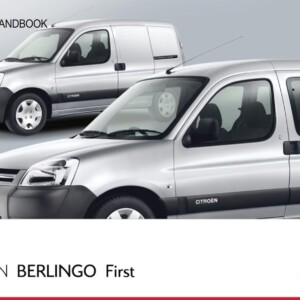 Citroen Berlingo First 2012 Owner’s Manual
