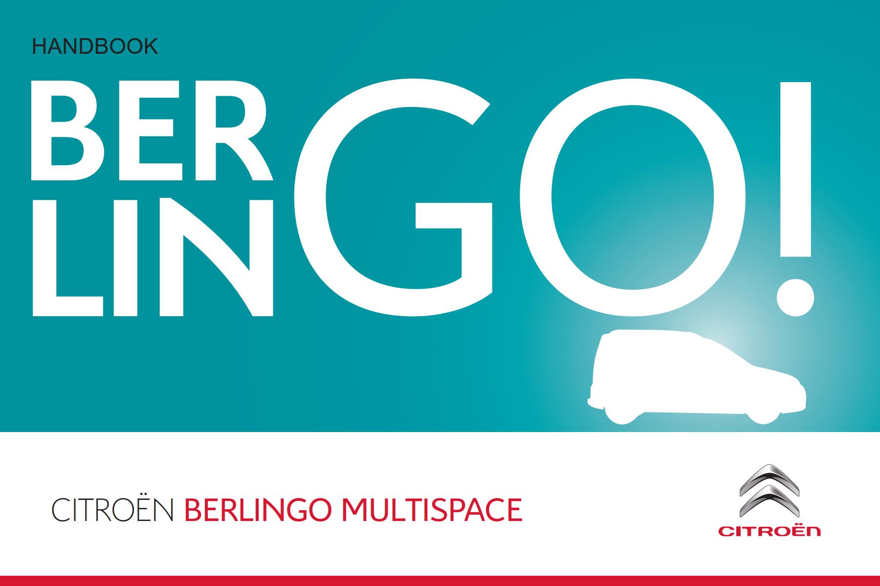 Citroen Berlingo Multispace 2015 Owner’s Manual
