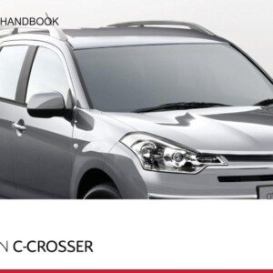 Citroen C-Crosser 2012 Owner’s Manual