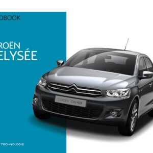 Citroen C-Elysee 2017 Owner’s Manual