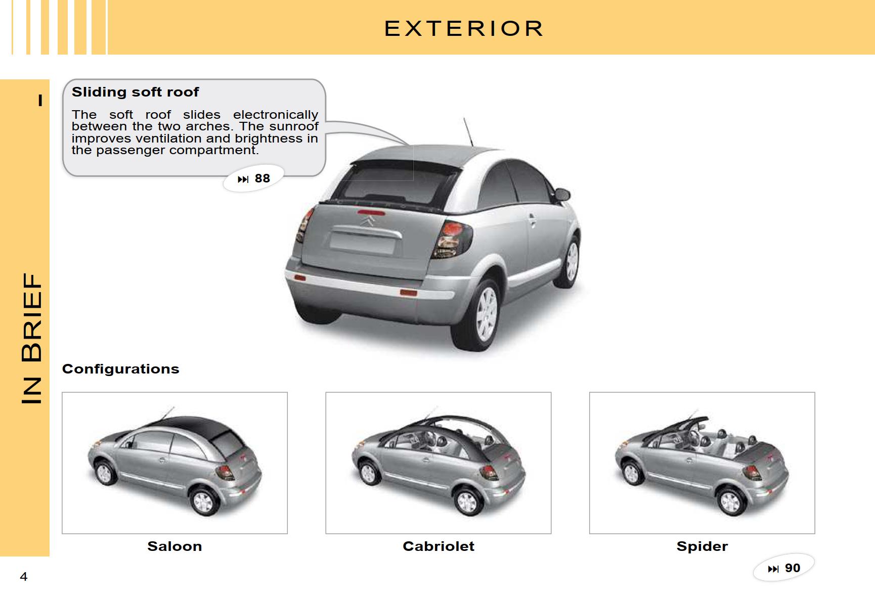 Citroen C3 Pluriel 2008 Owner’s Manual
