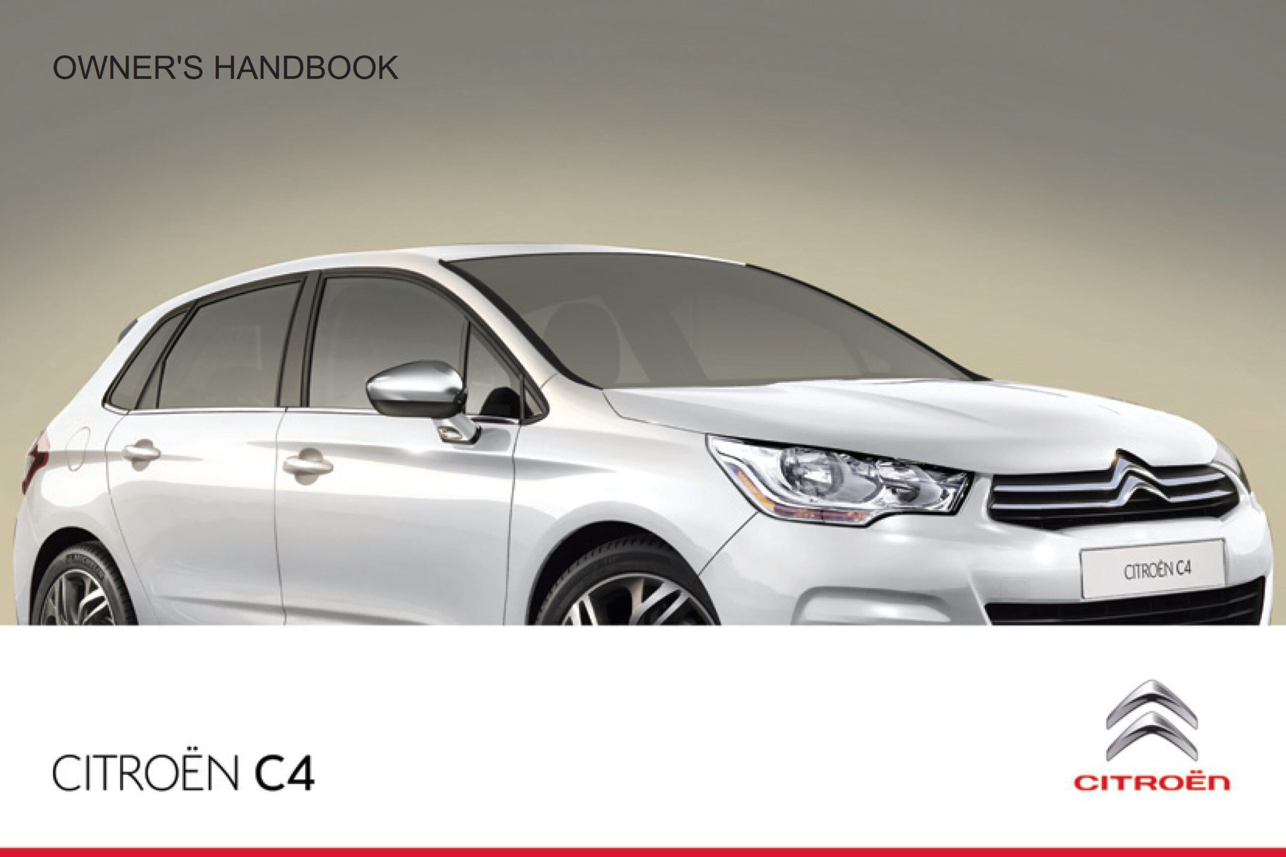 Citroen C4 Dag 2013 Owner’s Manual