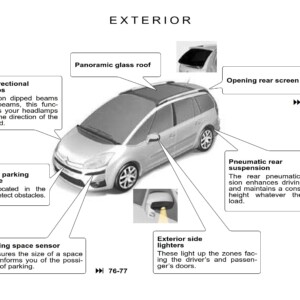 Citroen C4 Picasso Dag 2007 Owner’s Manual