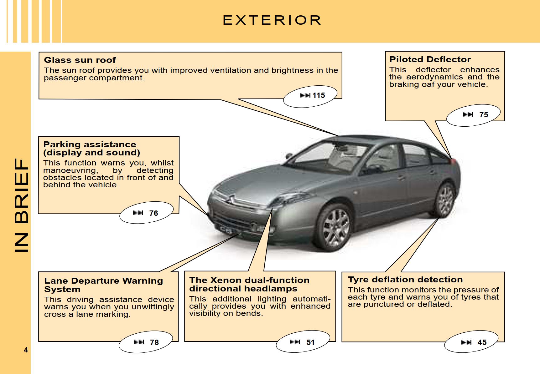 Citroen C6 Dag 2008 Owner’s Manual