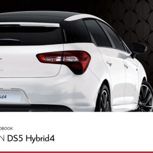 Citroen DS5 Hybrid4 2012 Owner’s Manual