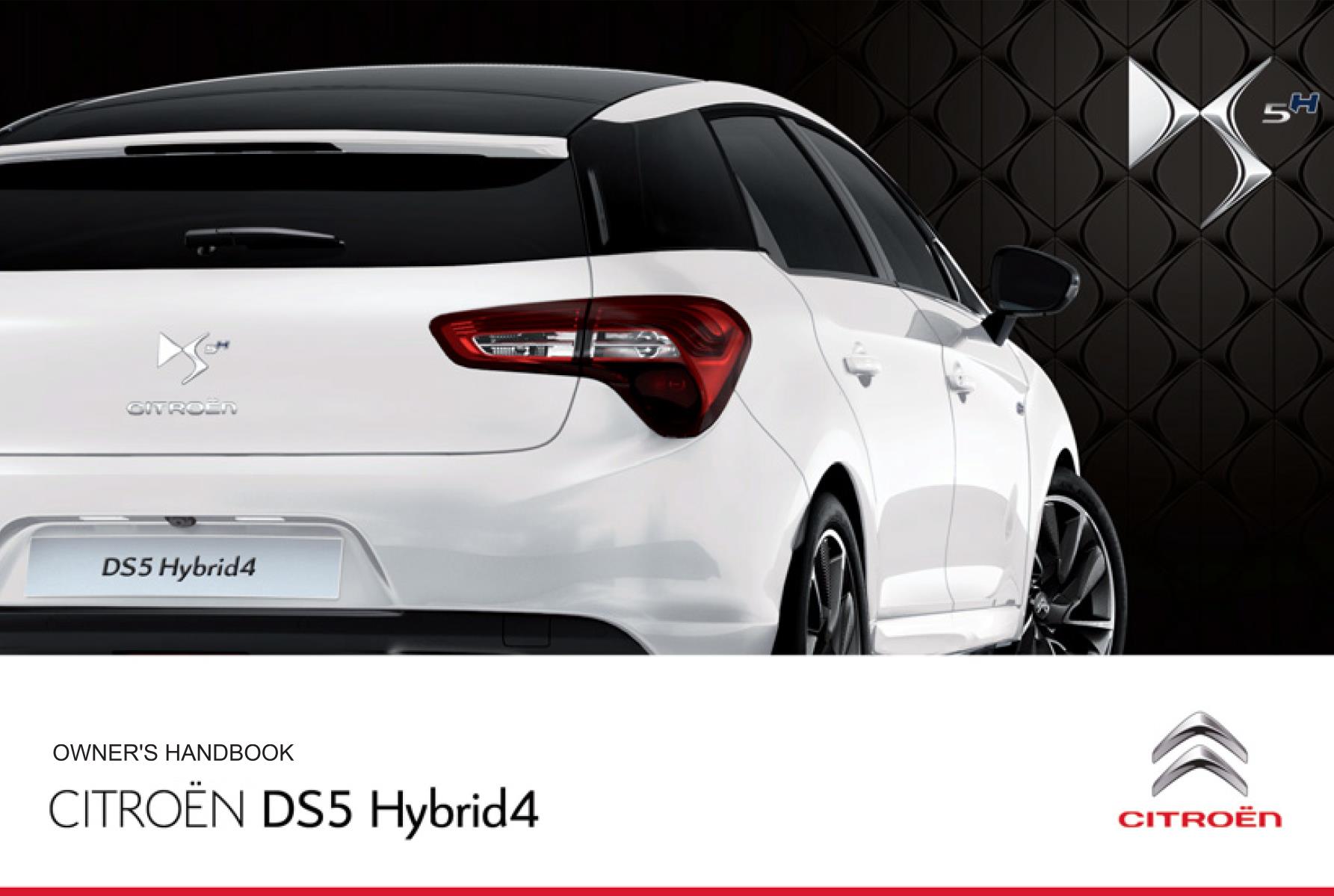 Citroen DS5 Hybrid4 2012 Owner’s Manual