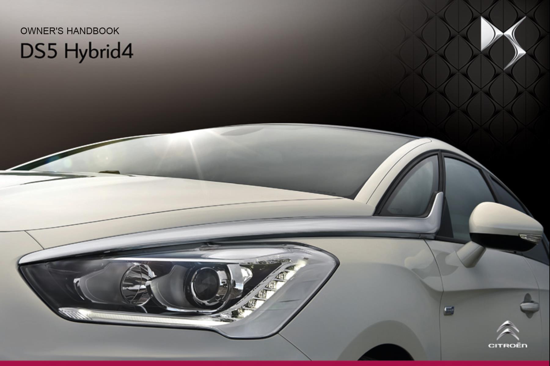 Citroen DS5 Hybrid4 2014 Owner’s Manual
