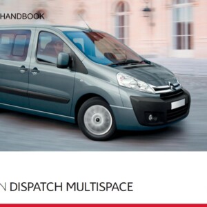 Citroen Jumpy Multispace 2013 Owner’s Manual