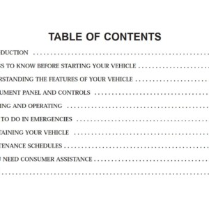 Dodge Nitro 2008 Owner's Manual