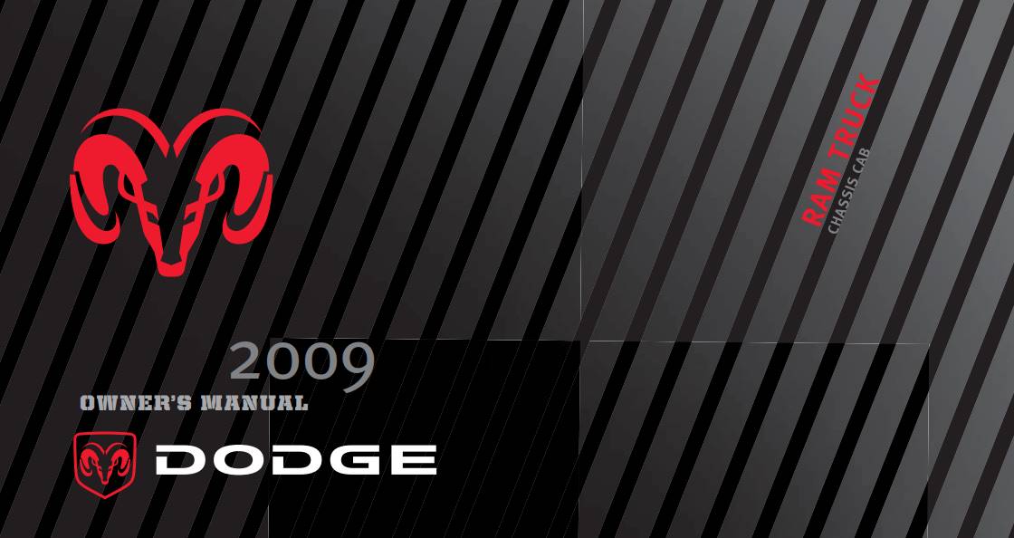 Dodge Ram Chassis-Cab 2009 Owner's Manual