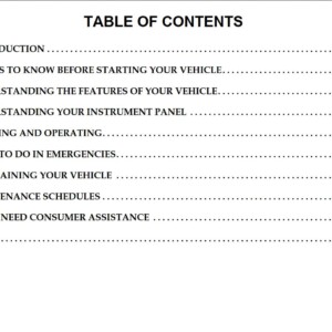 Dodge Sprinter 2006 Owner's Manual