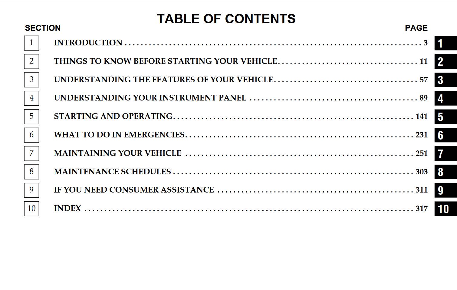 Dodge Sprinter 2006 Owner's Manual