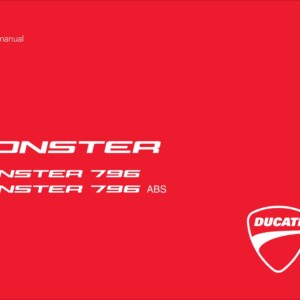 Ducati Monster 1100 Evo Abs 2012 Owner’s Manual