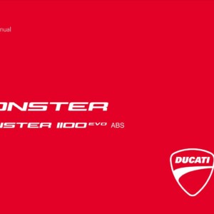 Ducati Monster 796 796 Abs 2012 Owner’s Manual