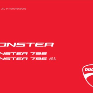 Ducati MR796 796 Abs USA MY13 2012 Owner’s Manual