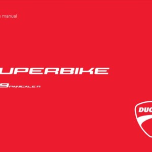 Ducati SBK 1199R Abs USA MY13 2013 Owner’s Manual