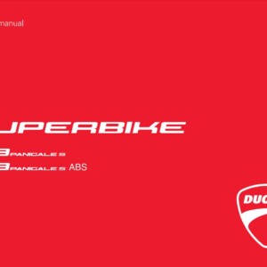 Ducati SBK1199s 2012 Owner’s Manual