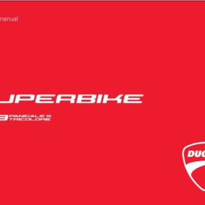 Ducati SBK1199s Abs Tricolore 2012 Owner’s Manual