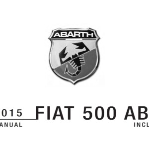 Fiat 500 Abarth 2015 Owner’s Manual