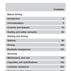 Ford E-150 2001 Owner's Manual