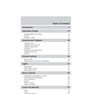 Ford E-250 2012 Owner's Manual