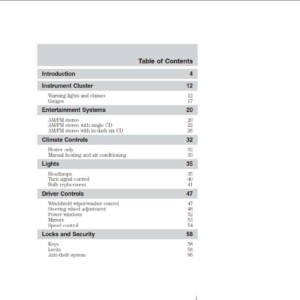 Ford Econoline 2008 Owner's Manual