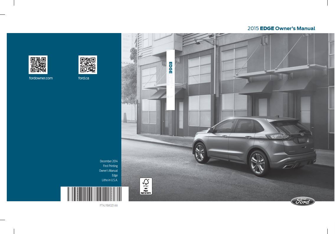 Ford Edge 2015 Owner's Manual