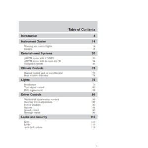 Ford Escape Hybrid 2006 Owner's Manual