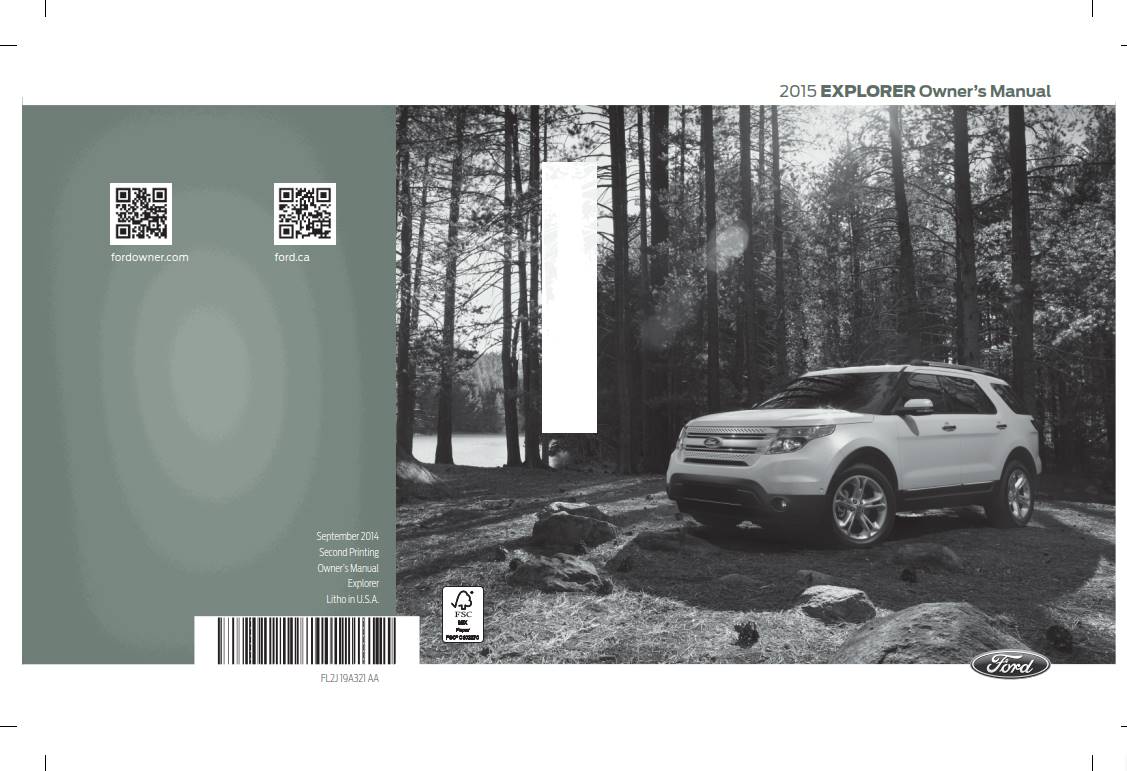 Ford Explorer 2015 Owner's Manual