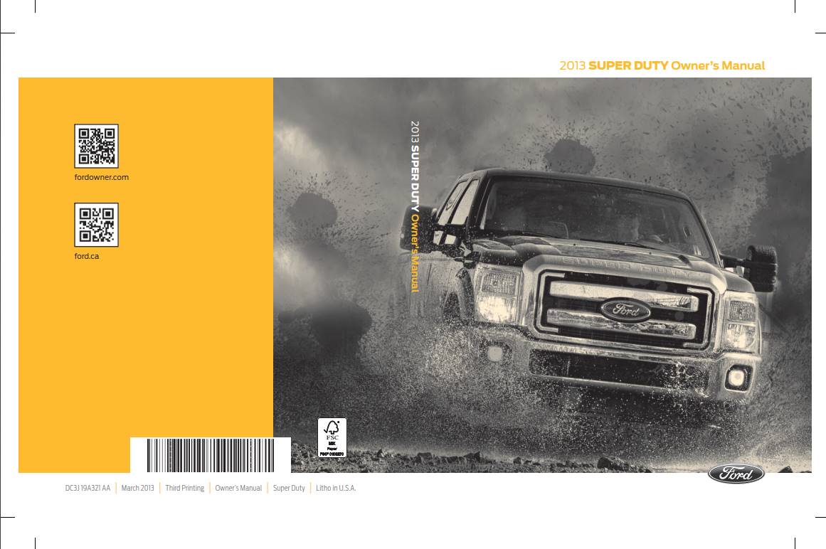 Ford F-250 2013 Owner's Manual