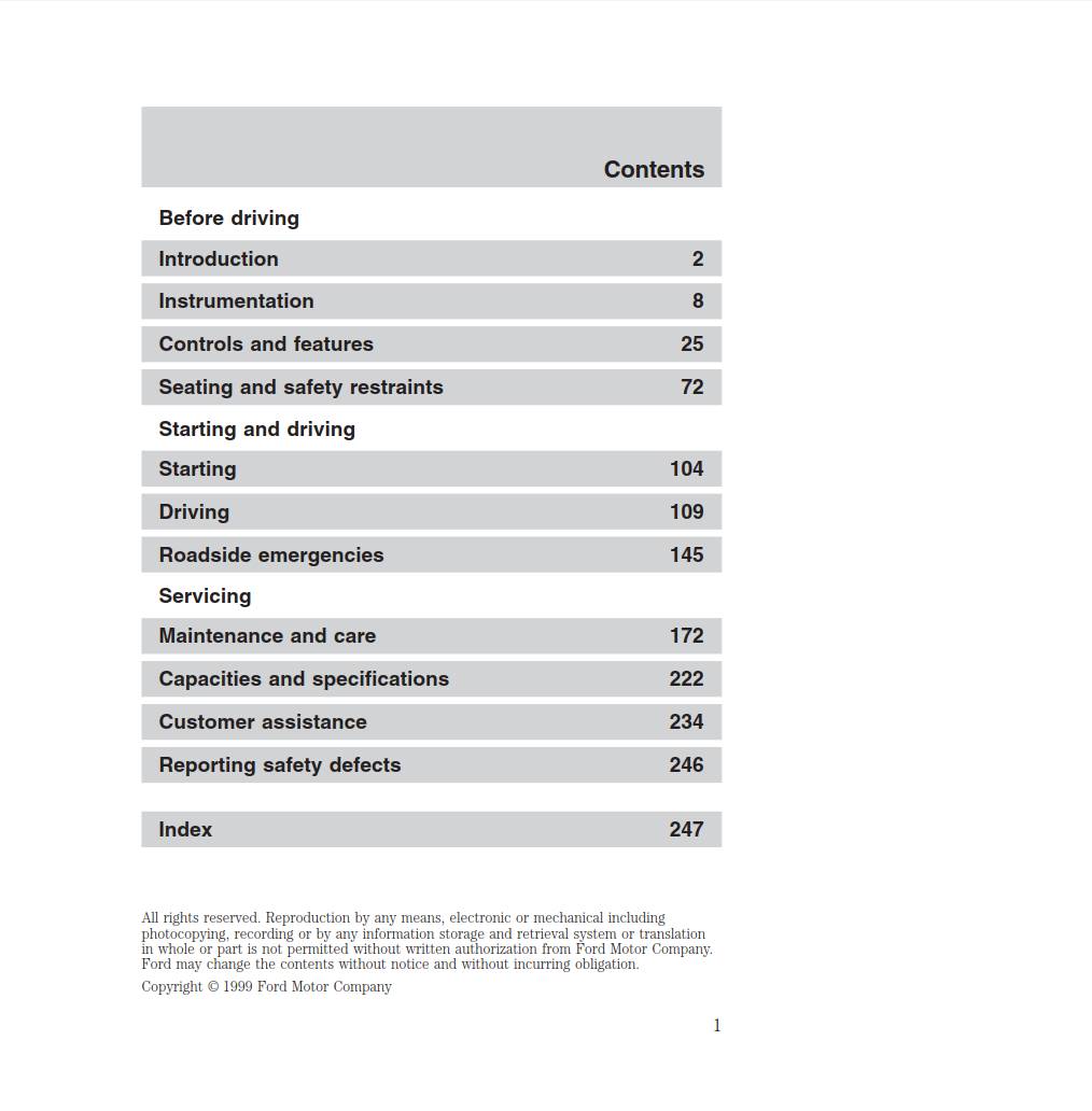 Ford F-350 2000 Owner's Manual