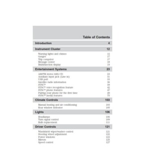 Ford Fiesta 2011 Owner's Manual