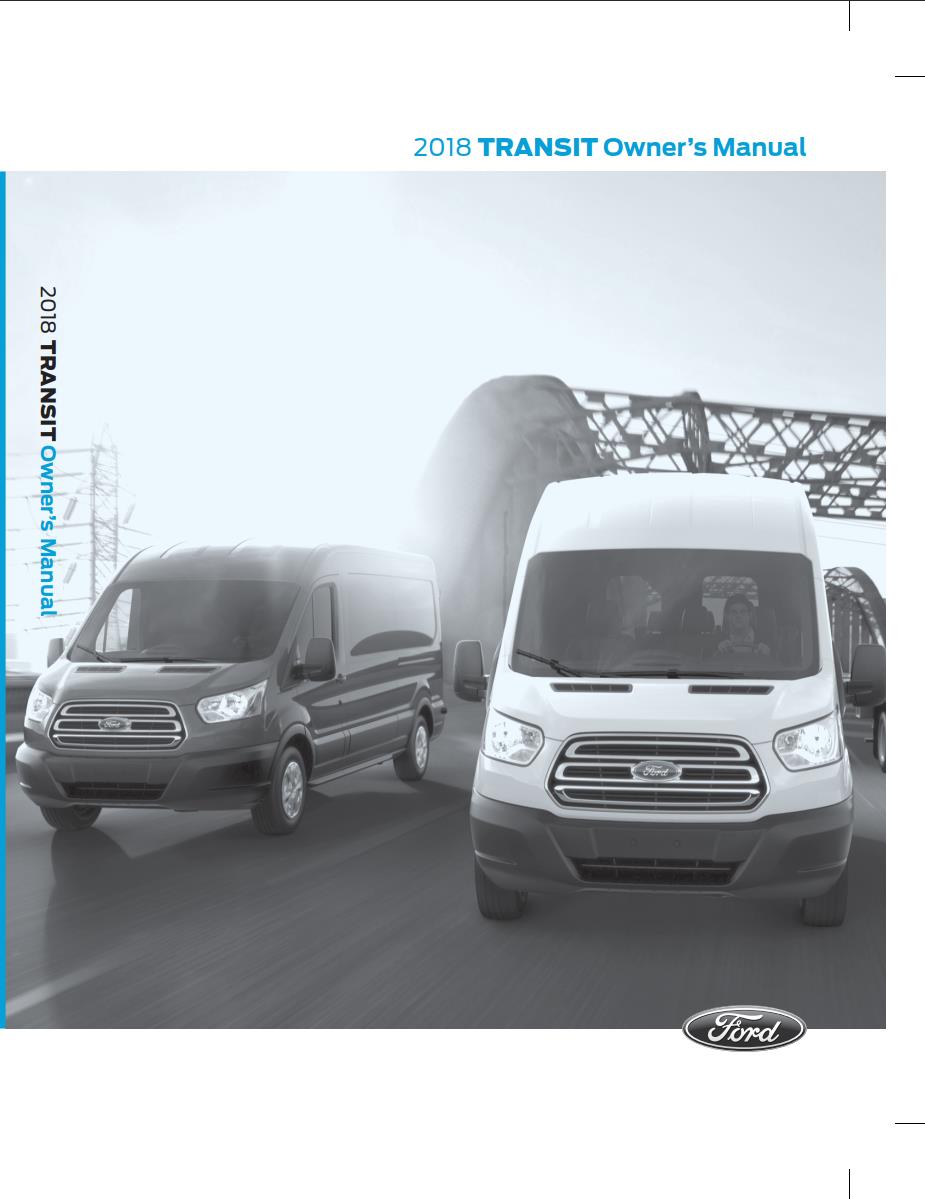 Ford Transit 2018 Owner’s Manual PDF for FREE