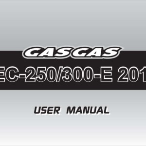 GasGas EC250 300E 2011 Owner’s Manual