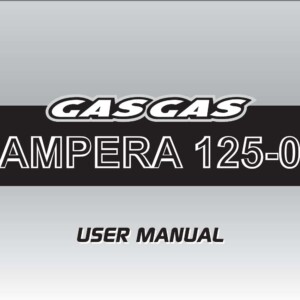 GasGas Pampera 125 2007 Owner’s Manual