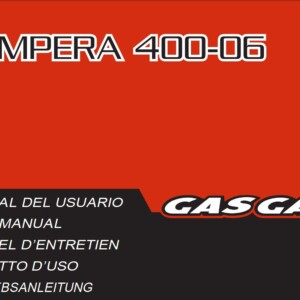 GasGas Pampera 400 2006 Owner’s Manual