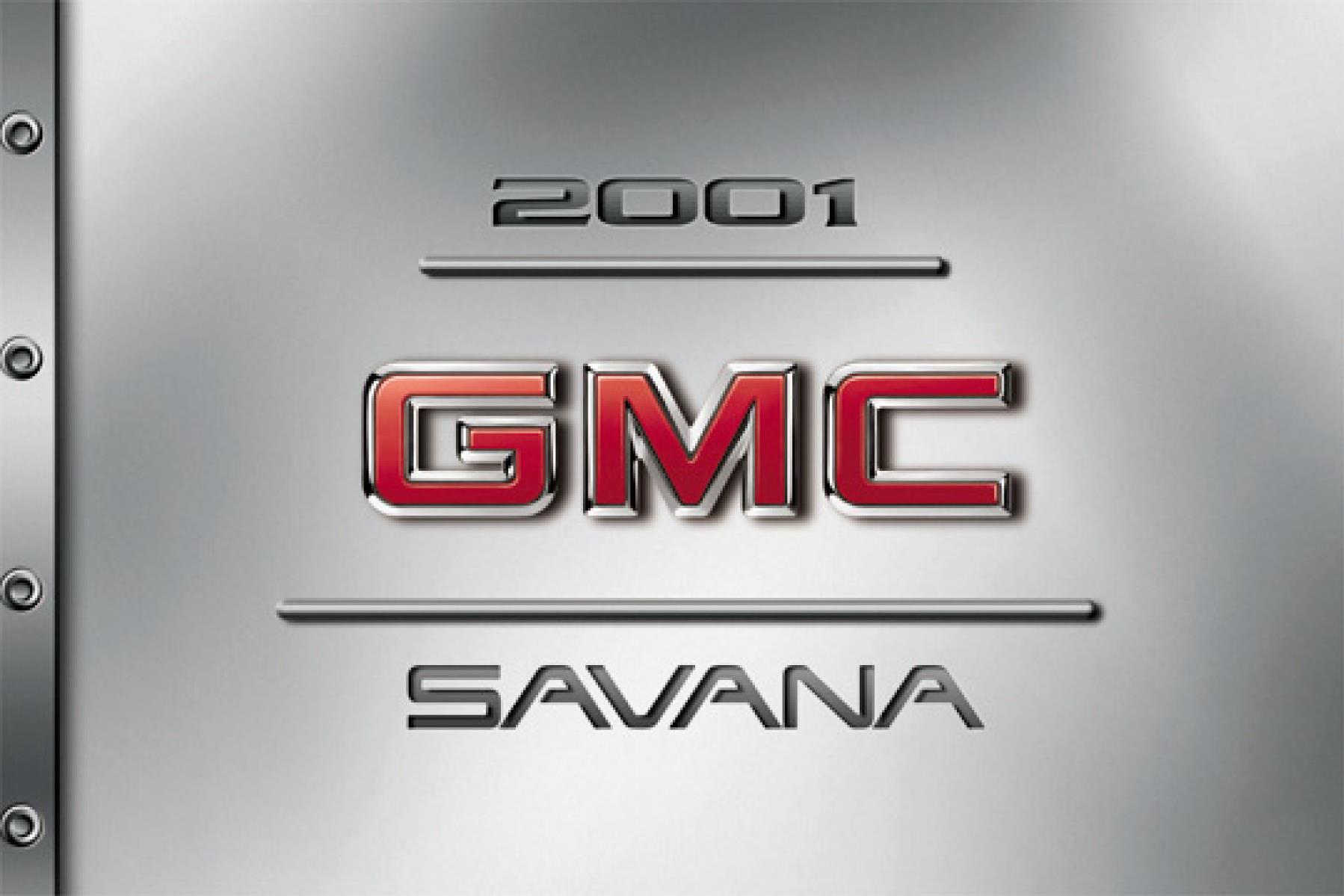 GMC Savana Passenger 2001 Owner's Manual